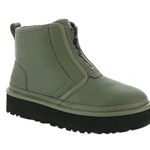 UGG womens Neumel Platform Zip Olive Green - Picture 1 of 10